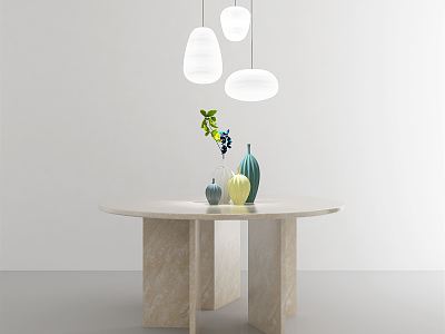 Modern dining table model