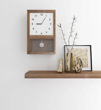 Modern Clock 3d model