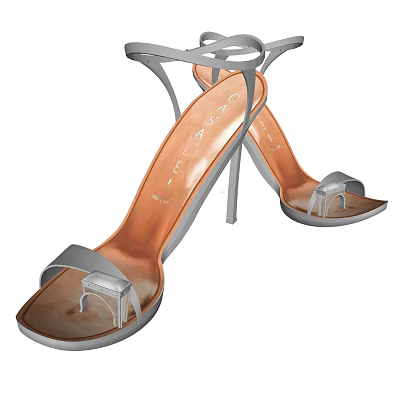 Modern high-heeled shoes 3d model Modern high-heeled shoes 3d model