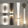 Modern Wall Lamps With Different Styles And Metal Glass Materials For Indoor Lighting