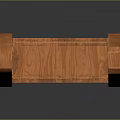 Rustic Wooden Bookshelf With Open Shelves And Simple Design Structure