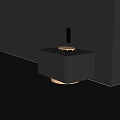 Modern Bedside Table Bedside Table Lamp Square Bedside Table 3d model