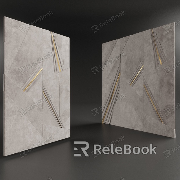 Modern Tile Decorations model