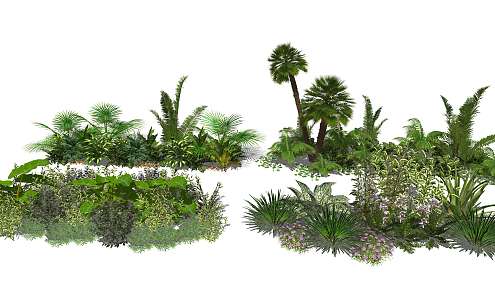 Modern Plant Landscape Plant Shrubs 3d model