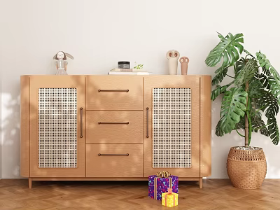 Silly Wind Entrance Cabinet Side Cabinet 3d model