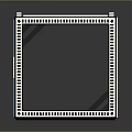 Colorful Square Equipment Frame With Metal Structure And Ventilation Holes