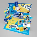 Commercial Retail Display Equipment For Anmuxi Passion Fruit Drink Promotional Advertising