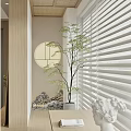 Japanese Style Apartment Bedroom With Wooden Sliding Doors Tatami Area Large Bed And Natural Light