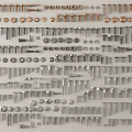 Various Metal Fasteners Including Screws Bolts Nuts and Washers Collection