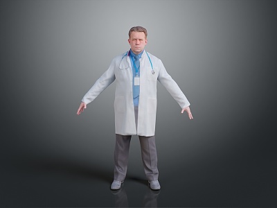 Doctor Male Doctor Figure Men PBR Item Unreall model