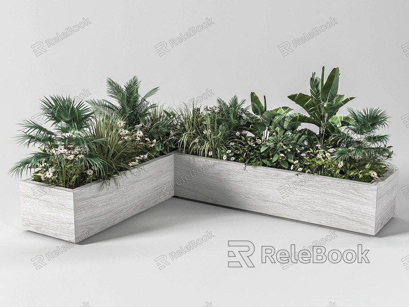 Modern Flower Box model