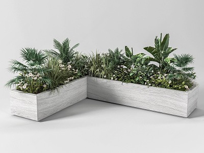 Modern Flower Box model