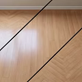 Wooden Floor Components Featuring Herringbone Pattern And Black Divider Lines 3d model
