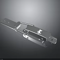 Sleek Metal Buckle For Clothing Apparel With Secure Fastening And Durable Build
