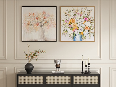 Modern Decorative Painting Hanging Painting 3d model