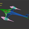 Futuristic Aerodynamic Spacecraft With Sleek Wings And Silver Black Design For Space Exploration