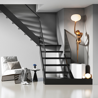 Modern Stairs 3d model