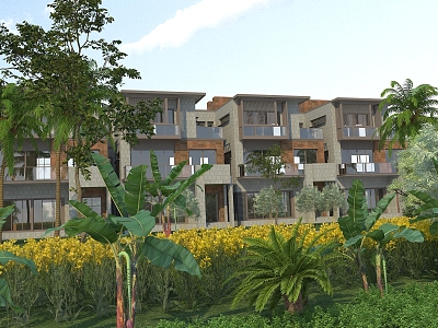 modern house 3d model