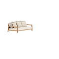 Modern Multi Seat Sofa With Wooden Frame Light Fabric Upholstery And Decorative Pillows