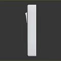 White Modern Wall Mounted Home Light Switch Panel With Electrical Socket Outlets