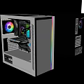 Modern computer mainframe 3d model