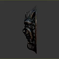 Medieval Shield Ancient Shield Defensive Weapon Ancient Shield Iron Shield Protective Shield Wooden Shield 3d model