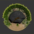 Lizard Stone Rock Stone Stone Appreciation Stone Strange Stone Ore Realistic 3d model