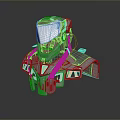 Sci-Fi Armor Alien Armor Sci-Fi Armor High-Tech Armor Futuristic Armor Alien Warrior Armor 3d model