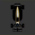 Lotus Honda Purple And Gold Formula 1 Racing Car With Sponsor Logos And Aerodynamic Design