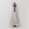 New Chinese Pipa Musical Instrument 3d model