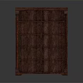 Dark Wooden Bookshelf With Multiple Open Shelves And Intricate Carvings For Home Decor