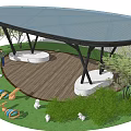 Modern Pavilion 3d model