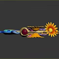 Scepter Ancient Scepter Cane Ancient Scepter Magic Scepter Metal Scepter Classical Scepter Magic Scepter 3d model