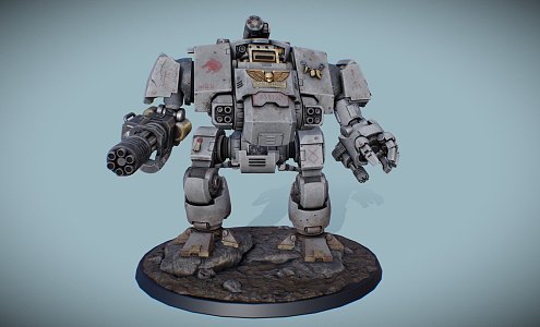 Robot W40k Space Wolf Fearless Redeemer 3d model