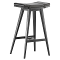 Stool Leather Stool 3d model