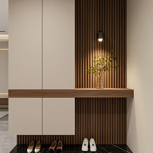 Modern Italian Entrance Cabinet Entrance Shoe Cabinet 3d model