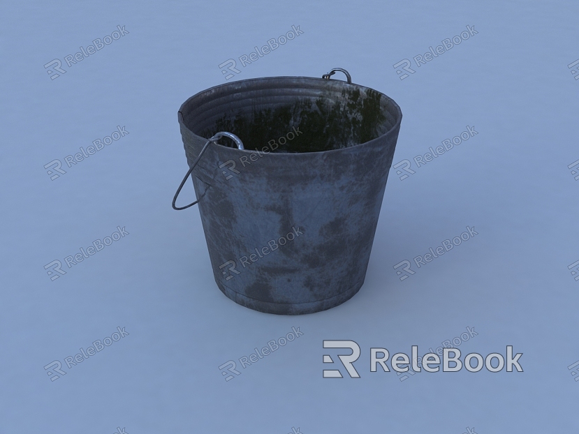 Modern bucket tin bucket model