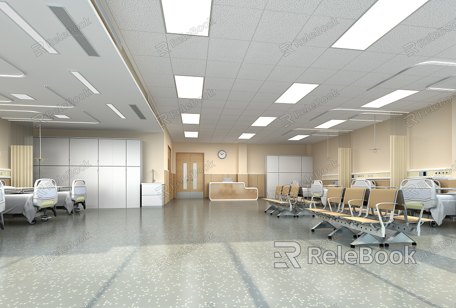 Modern Ward Rehabilitation Area Ward model