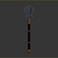 Scepter Ancient Scepter Walking stick Ancient walking stick 3d model