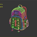Camouflage Pattern Backpack With Multiple Pockets And Stylish Design For Daily Use