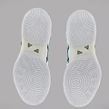 ASICS White High Top Basketball Shoes With Blue Accent And Comfortable Design