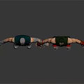 Two Male 3D Character Models in Different Costumes with Open Arms