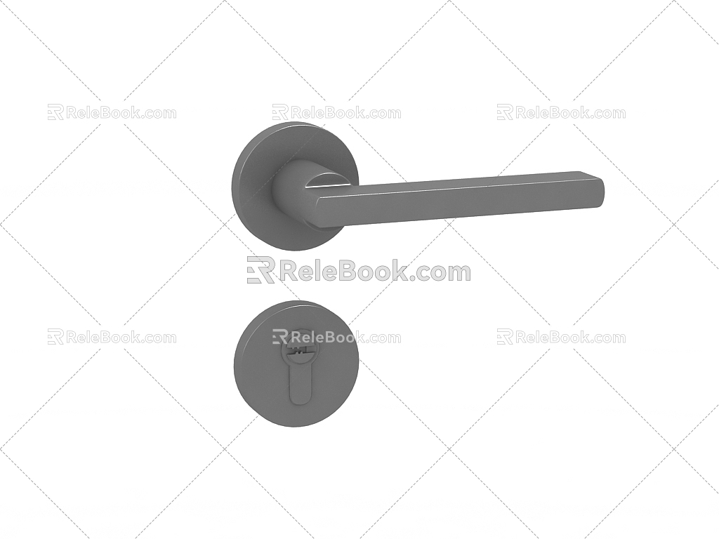 Modern Door Handle 3d model