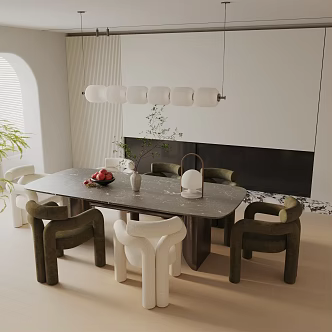 Modern Tea Room 3d model