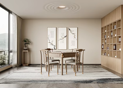 New Chinese Chess Room 3d model
