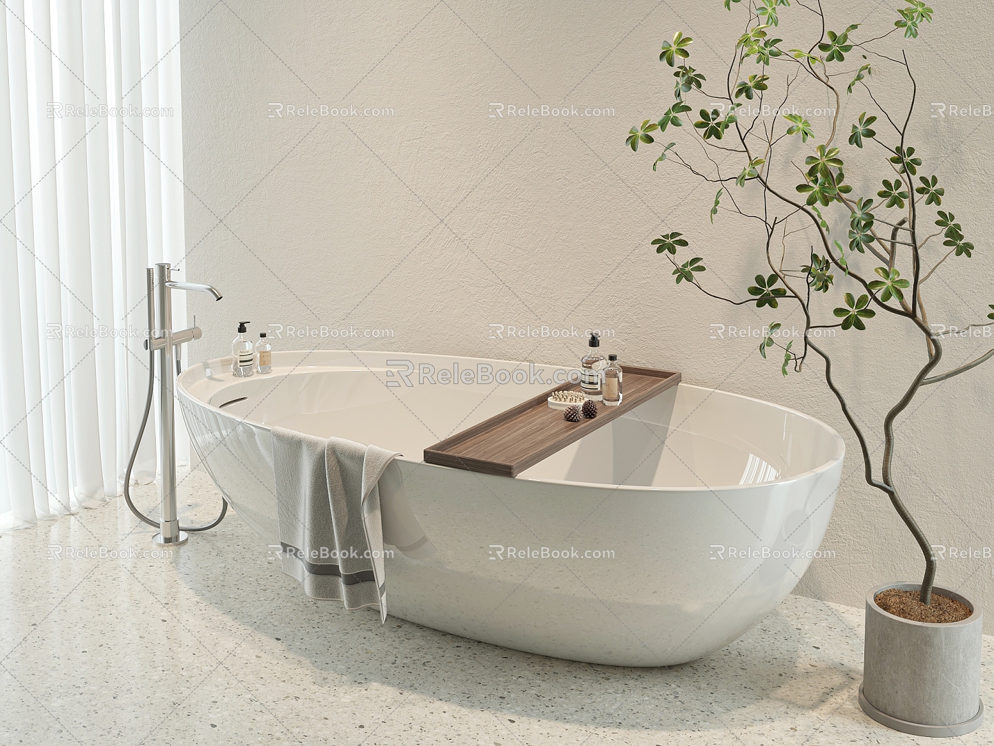 Modern Bathtub 3d model