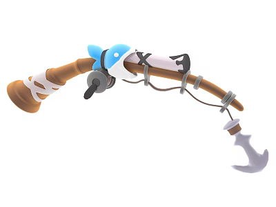 Cartoon Game Equipment Gun 3d model Cartoon Game Equipment Gun 3d model