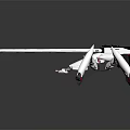Modern Spaceship Spacecraft 3d model