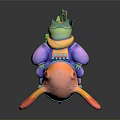 Frog Poison Frog Game Frog Reptile Cold Blooded Animal Reptile 3d model