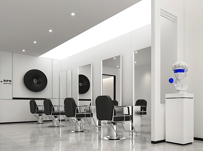 Modern Barber Shop 3d model